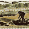 Searching for Amber - wood engraving
