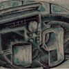 Radio 4 and a Mug of Tea - wood engraving
