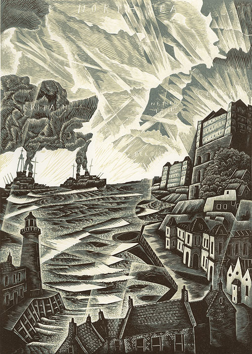 Winter of The World (1914) - relief engraving by Neil Bousfield